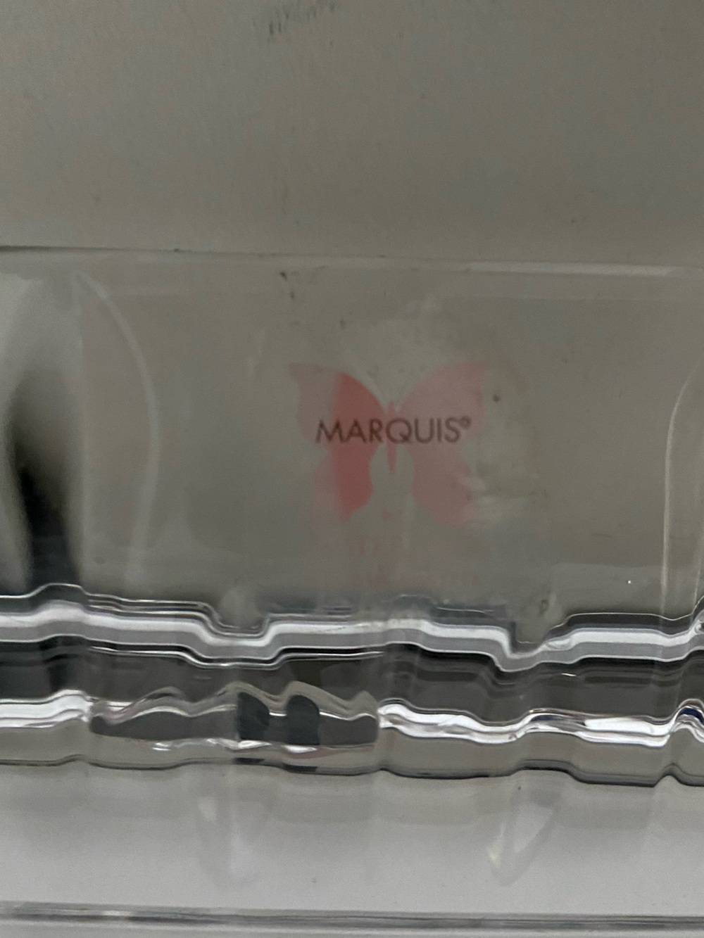 Marquis by WATERFORD Clear Rectangular Crystal Picture Frame 11x13 - Picture 6 of 9
